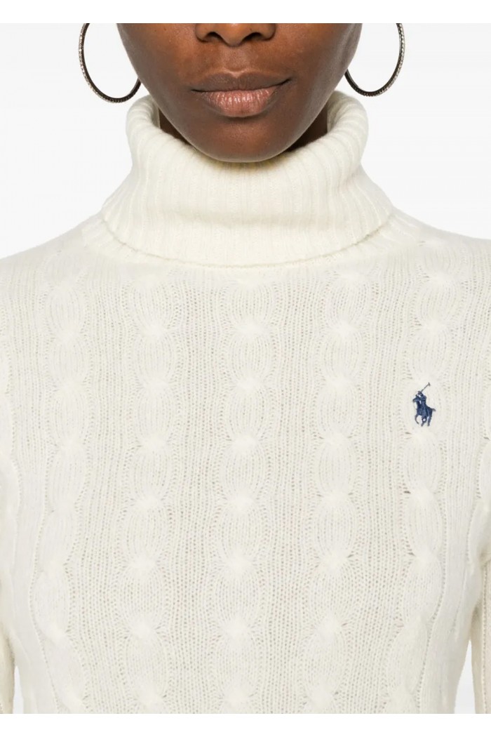 Pony-embroidered sweater