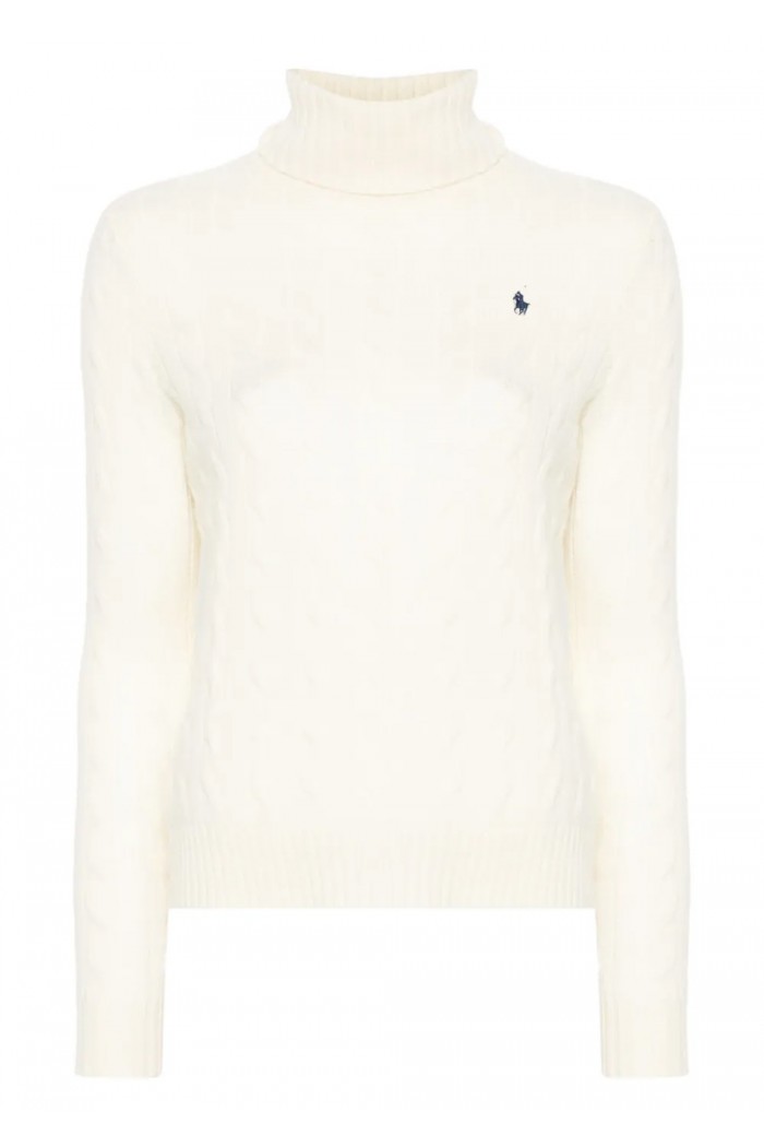Pony-embroidered sweater