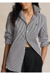 Slim Fit Striped Cotton Shirt