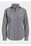 Slim Fit Striped Cotton Shirt