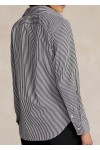 Slim Fit Striped Cotton Shirt