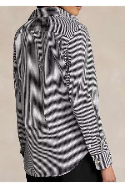 Slim Fit Striped Cotton Shirt Slim Fit Striped Cotton Shirt