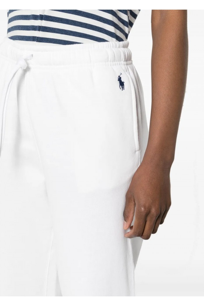 embroidered-logo track pants