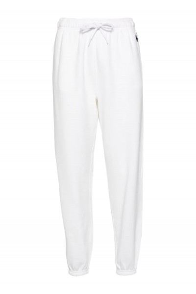 embroidered-logo track pants