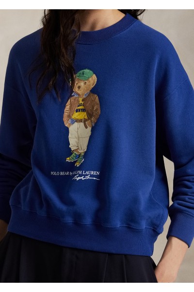 Polo Bear Lightweight Fleece Crewneck
