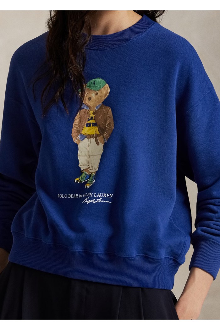 Polo Bear Lightweight Fleece Crewneck