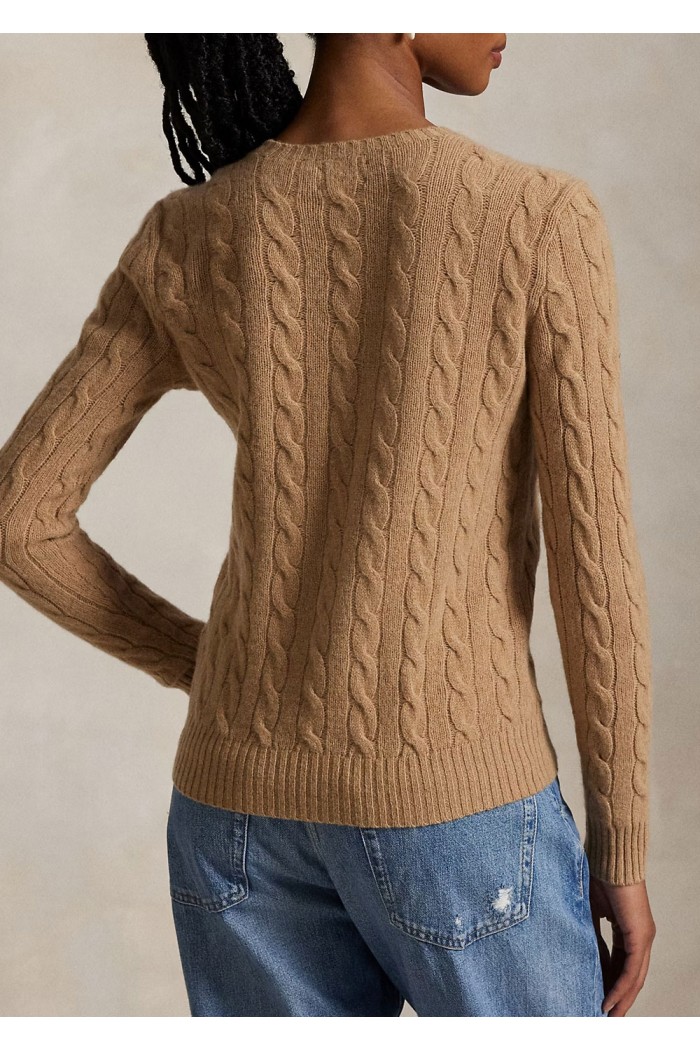 Cable Wool-Cashmere Crewneck Jumper