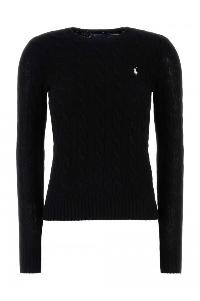 Cable Wool-Cashmere Crewneck Jumper