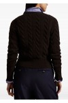 Cable-Knit Wool-Cashmere Cardigan