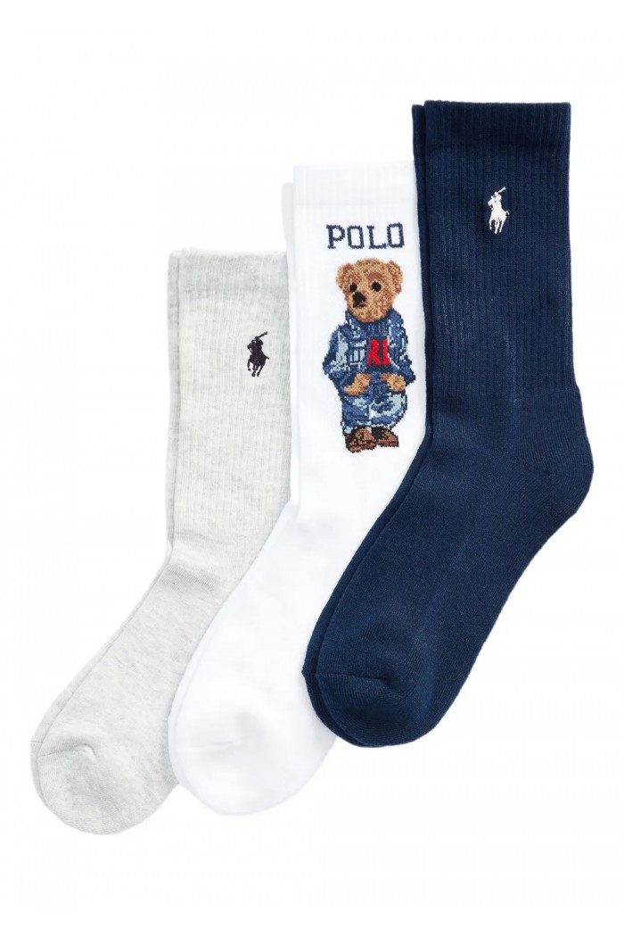 Polo Bear Sock 3-Pack