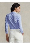 Striped Knit Oxford Shirt