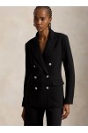 Double-Breasted Knit Blazer