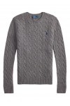 Cable Wool-Cashmere Crewneck Jumper
