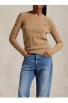 Cable Wool-Cashmere Crewneck Jumper