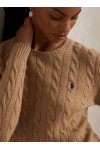 Cable Wool-Cashmere Crewneck Jumper