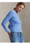 Cable Wool-Cashmere Crewneck Jumper