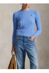 Cable Wool-Cashmere Crewneck Jumper