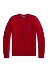 Cable Wool-Cashmere Crewneck Jumper