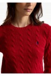 Cable Wool-Cashmere Crewneck Jumper