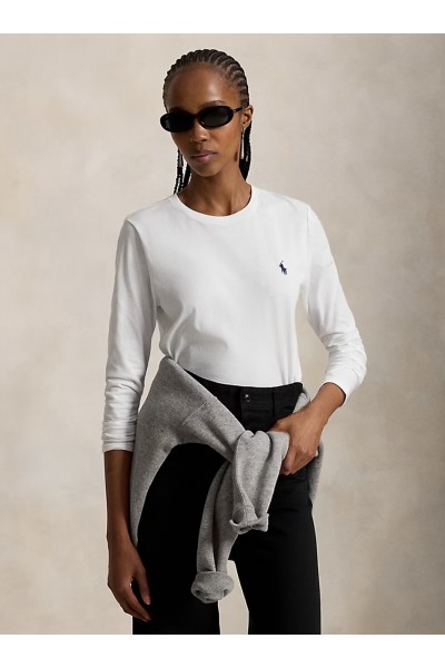 Classic Fit Jersey Long-Sleeve Tee