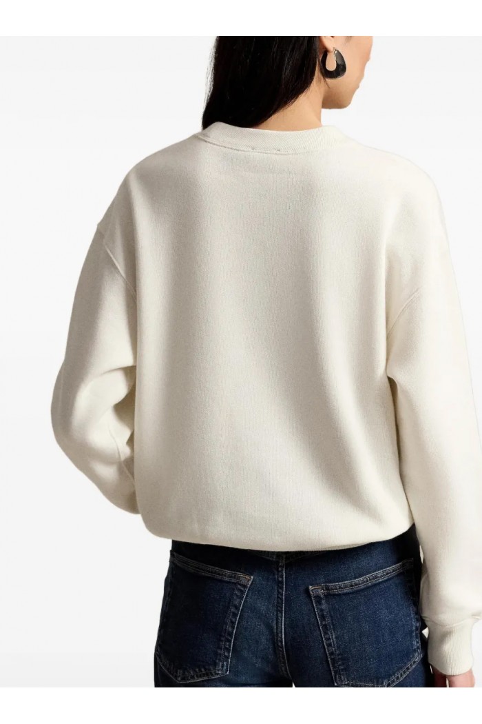 Winter Polo Bear Fleece Crewneck