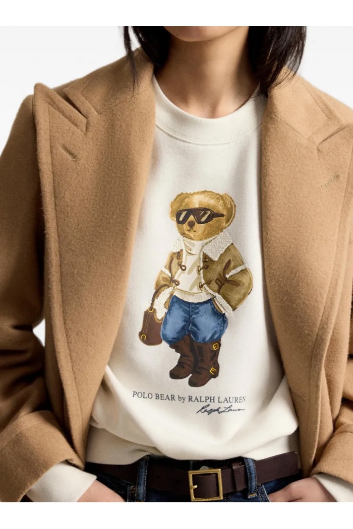 Winter Polo Bear Fleece Crewneck