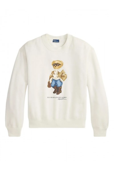 Winter Polo Bear Fleece Crewneck