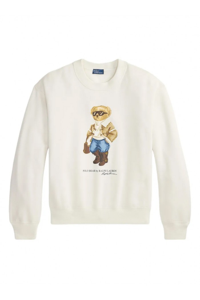 Winter Polo Bear Fleece Crewneck