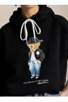 Holiday Polo Bear Fleece Hoodie