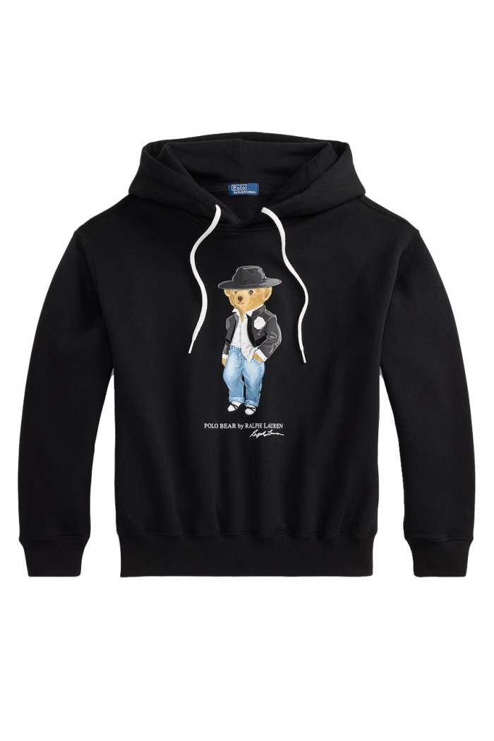 Holiday Polo Bear Fleece Hoodie
