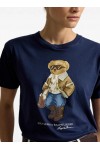 Winter Polo Bear Cotton Jersey Tee