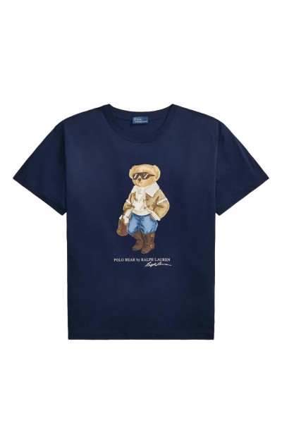 Winter Polo Bear Cotton Jersey Tee