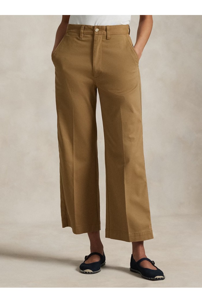 Chino Wide-Leg Trouser