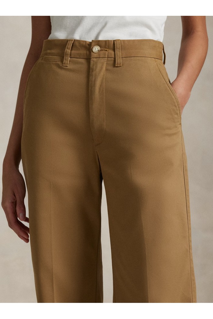 Chino Wide-Leg Trouser