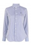 Slim Fit Striped Cotton Shirt