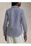 Slim Fit Striped Cotton Shirt