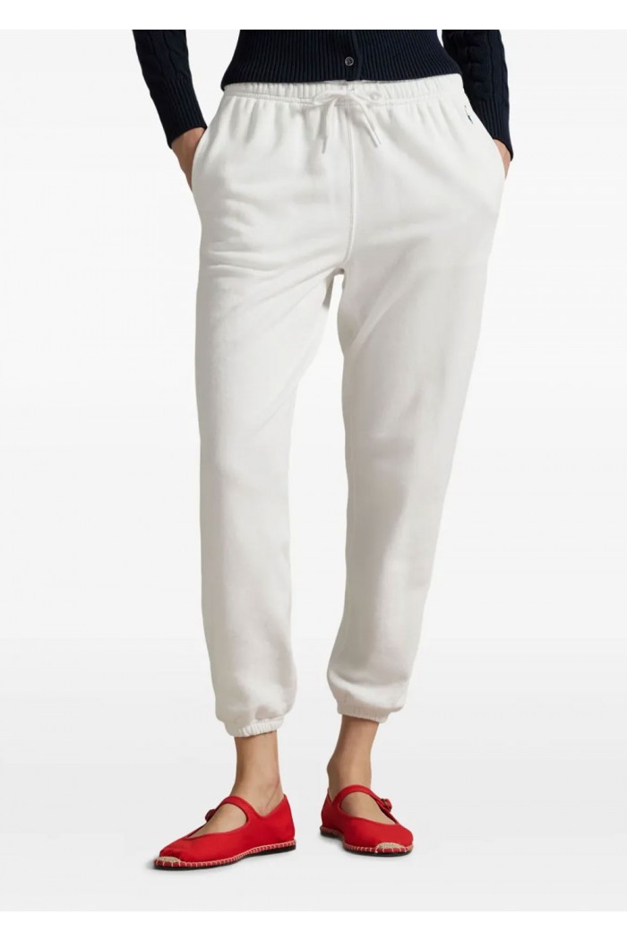 embroidered-logo track pants