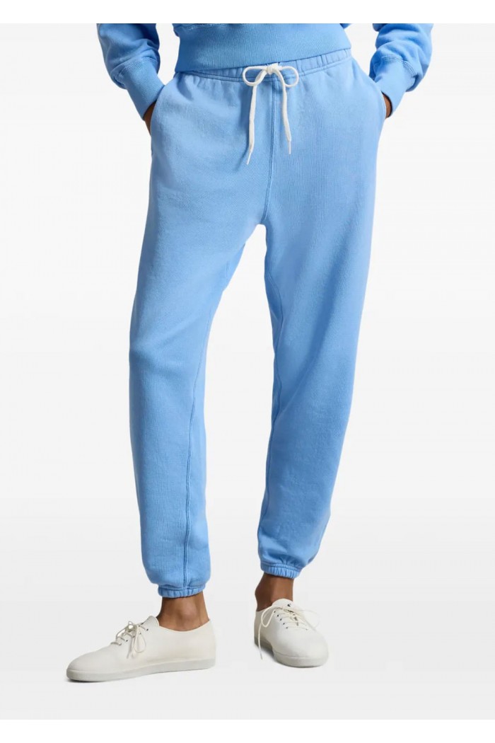 embroidered-logo track pants