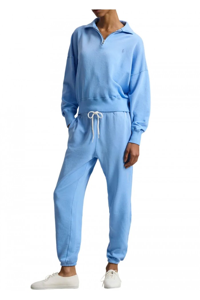 embroidered-logo track pants