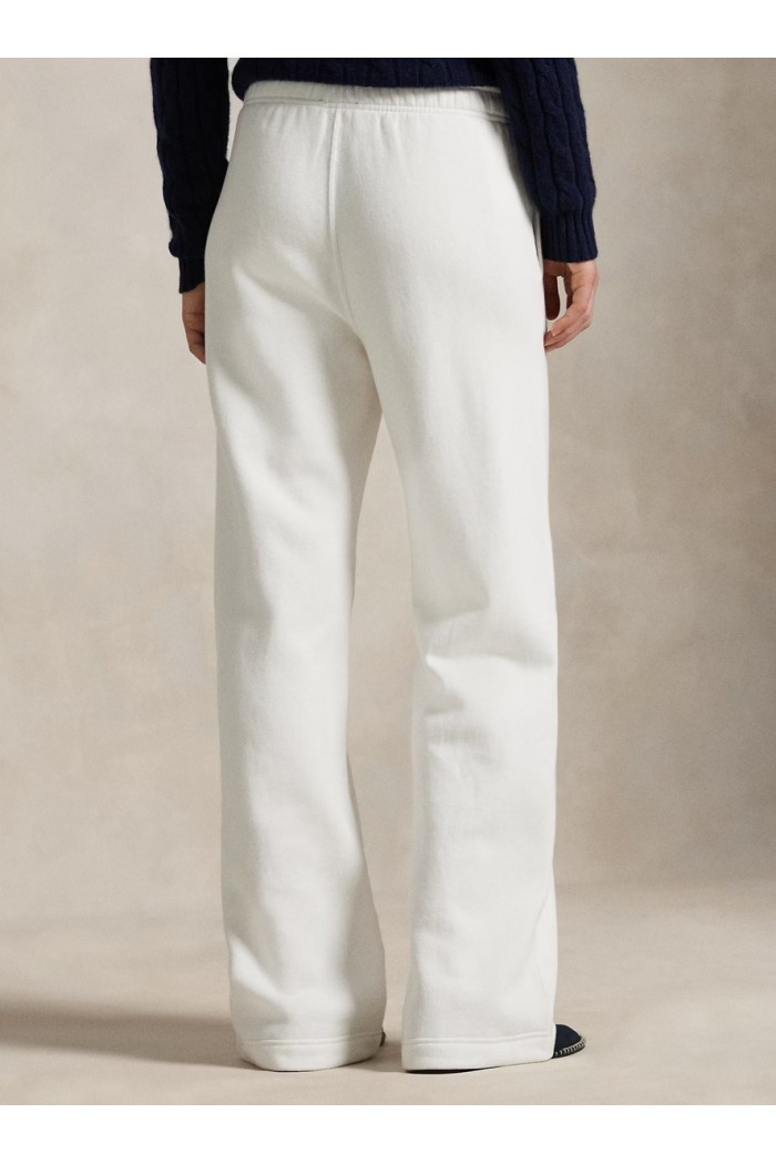 Drawstring Wide-Leg Tracksuit Bottoms