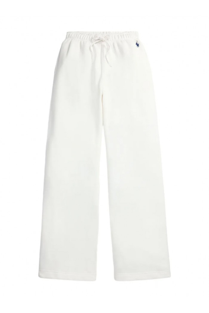 Drawstring Wide-Leg Tracksuit Bottoms
