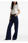 high-rise flared jeans