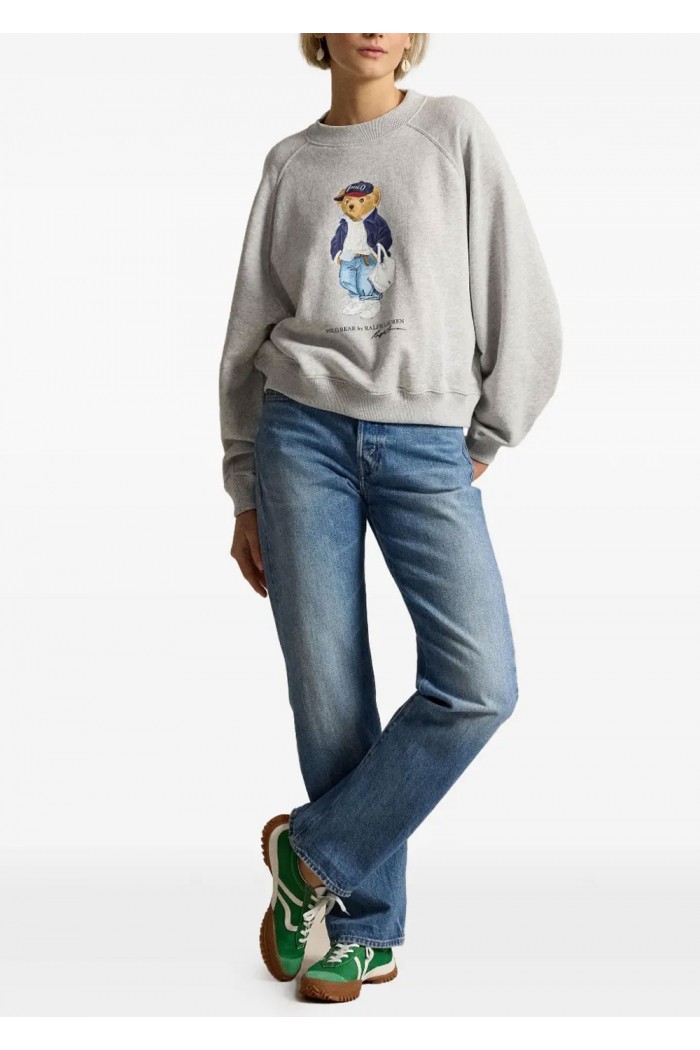 Polo Bear Lightweight Fleece Crewneck