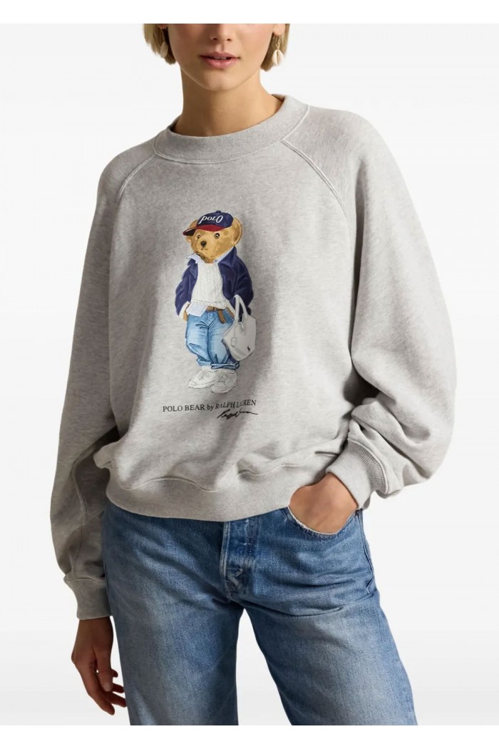 Polo Bear Lightweight Fleece Crewneck