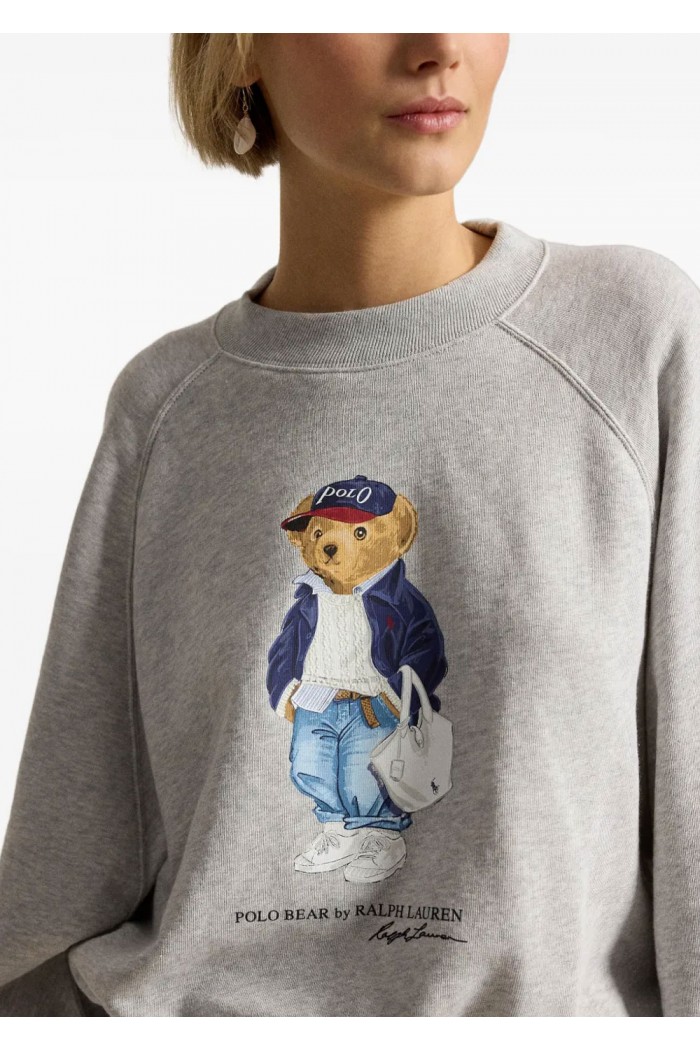 Polo Bear Lightweight Fleece Crewneck