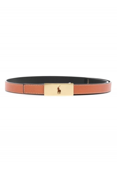 Polo ID Reversible Vachetta Leather Belt