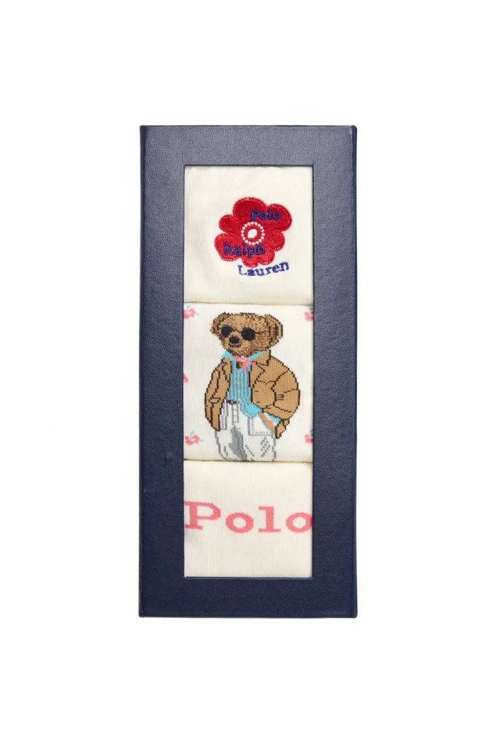 Polo Bear Crew Sock 3-Pack Gift Set