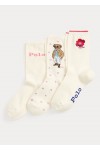 Polo Bear Crew Sock 3-Pack Gift Set