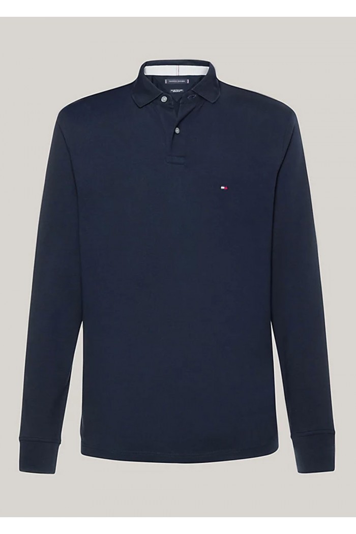 1985 COLLECTION LONG SLEEVE REGULAR FIT POLO BLUE
