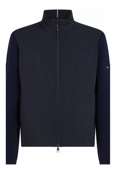 MIXED MEDIA SWEATER ZIP THROUGH MIXED MEDIA SWEATER ZIP THROUGH
